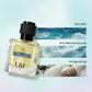 U&I Ruling the Ocean fragrance bottle with sea salt and marine imagery on a light blue background