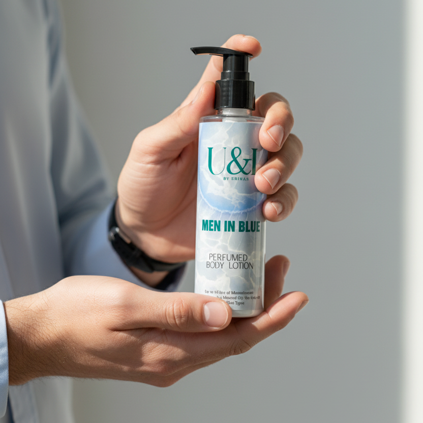 Men in Blue Body Lotion